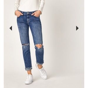 Mavi Jeans - Ada Boyfriend in Light Ripped Denim